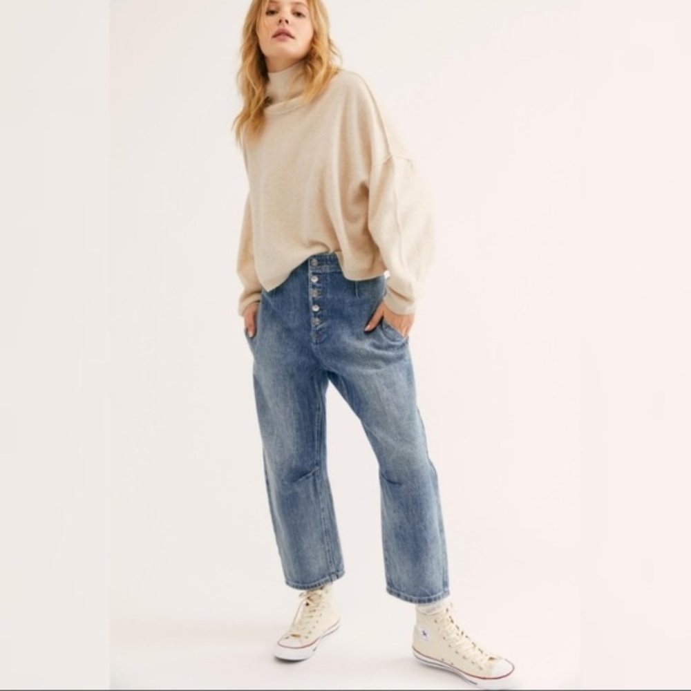 Free People Women's Osaka Relaxed Jeans Size 27